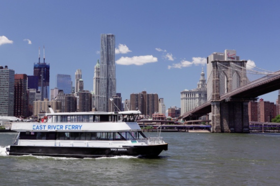 East River Ferry is environmentally friendly transportation in nyc