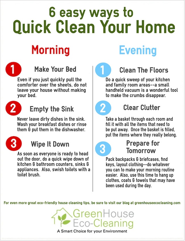 How to Clean House Fast, Quick House Cleaning Tips