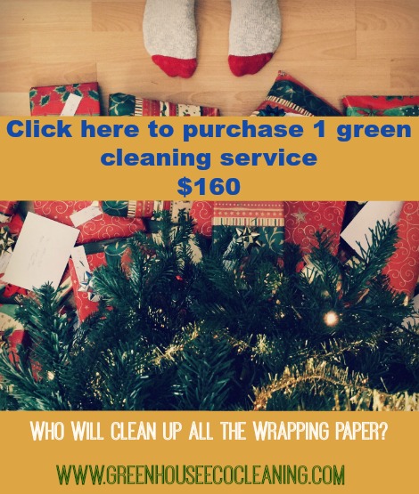 GreenHouse Eco Cleaning Gift Certificate for One Cleaning Service