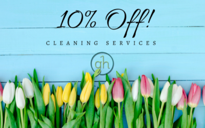 10% Off Cleaning Services Until April 15th