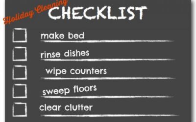 Quick & Easy Holiday Cleaning Checklist